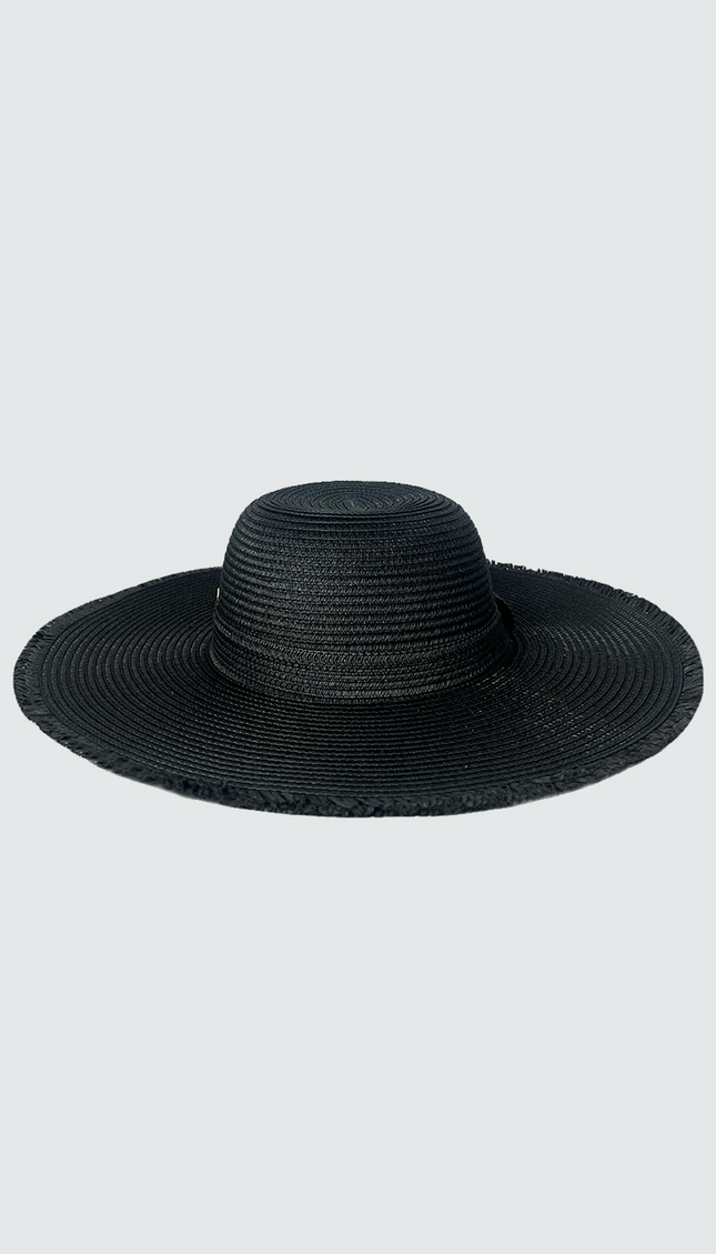 Black Fringe Hat