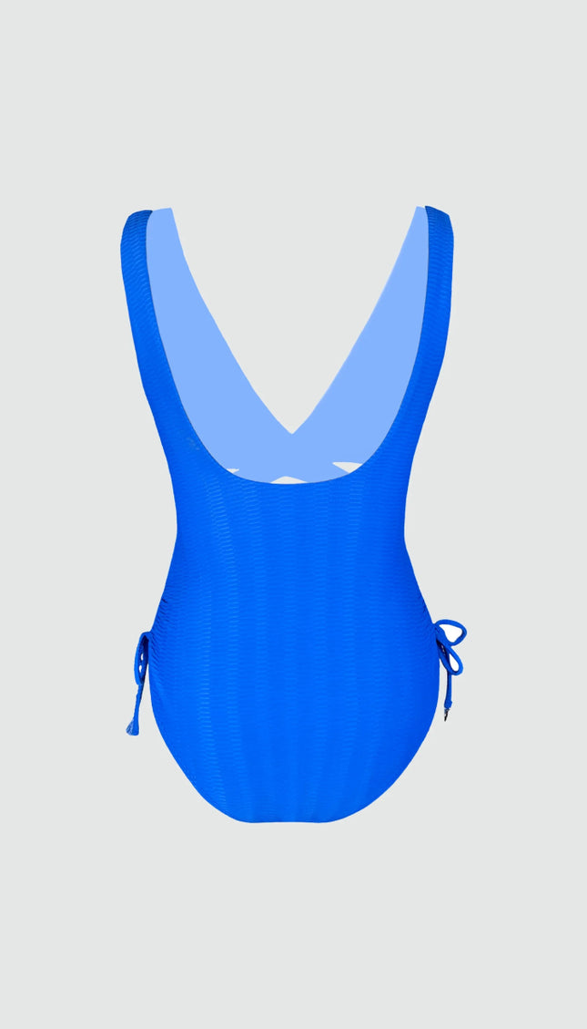 Completo ESSENTIALS Azul Alma Viajera - Bari, los mejores trajes de baño y Bikinis. Diseño y tecnología juntos.