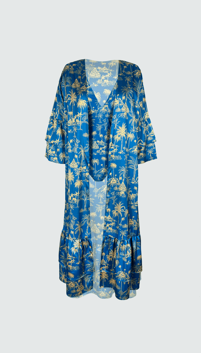 Kimono Estampado Aldea Alma Viajera - Bari, los mejores trajes de baño y Bikinis. Diseño y tecnología juntos.