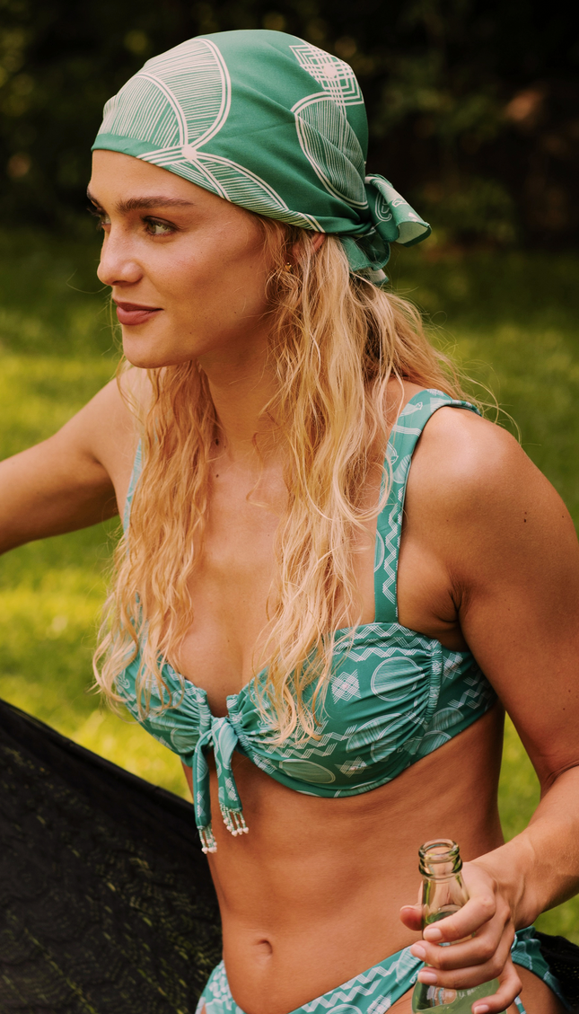 Top de Bikini Fresca Menta, Colección Limoncello