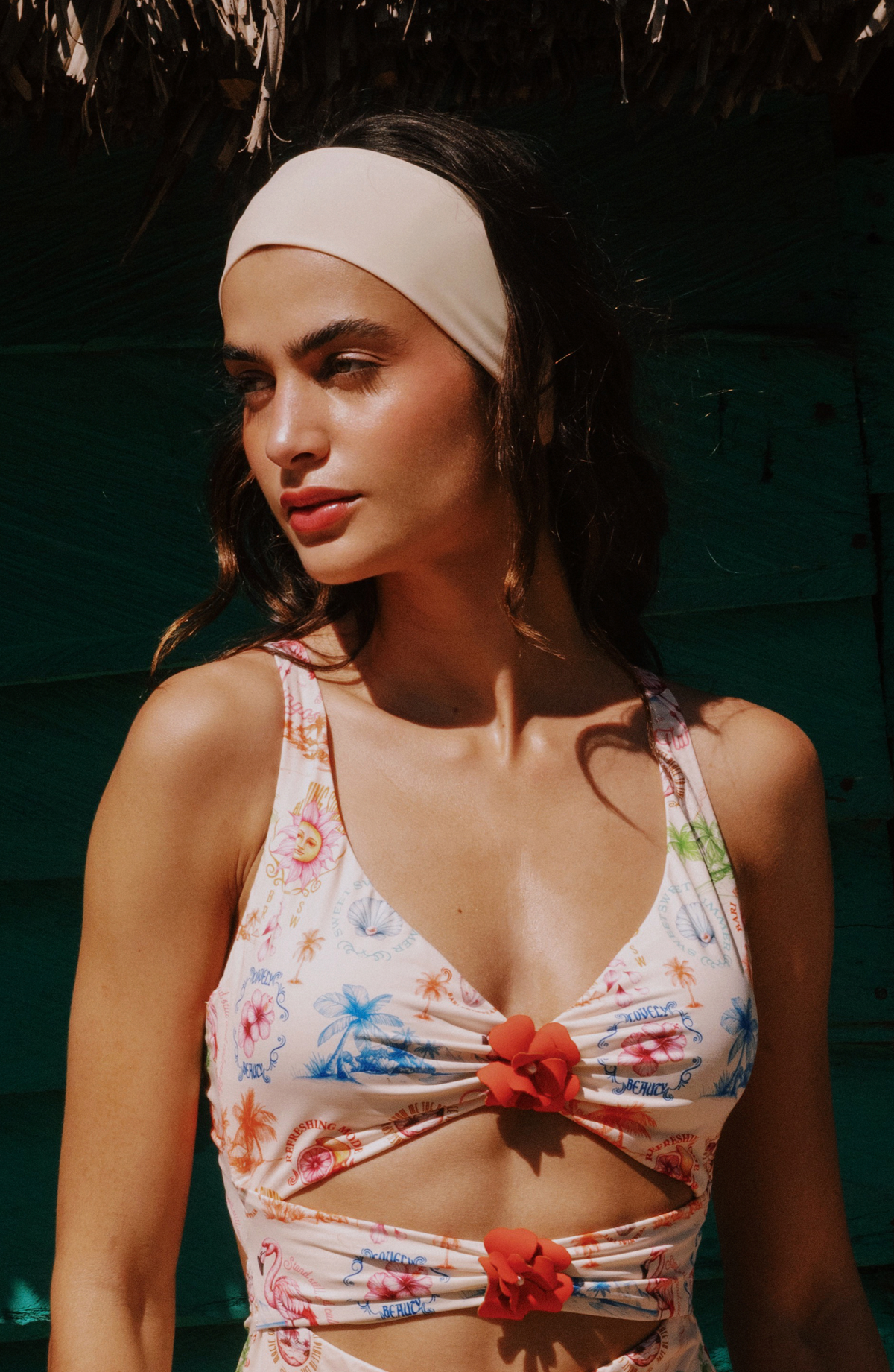 Bandana Crema, Colección Alma Frutal