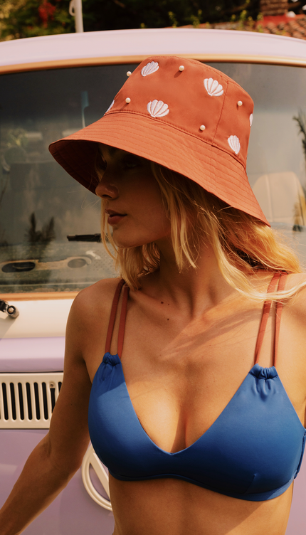 Top de Bikini Blu Di Mare , Colección Limoncello