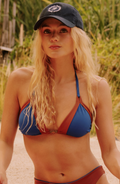 Top de Bikini Triangular Blu Di Mare , Colección Limoncello