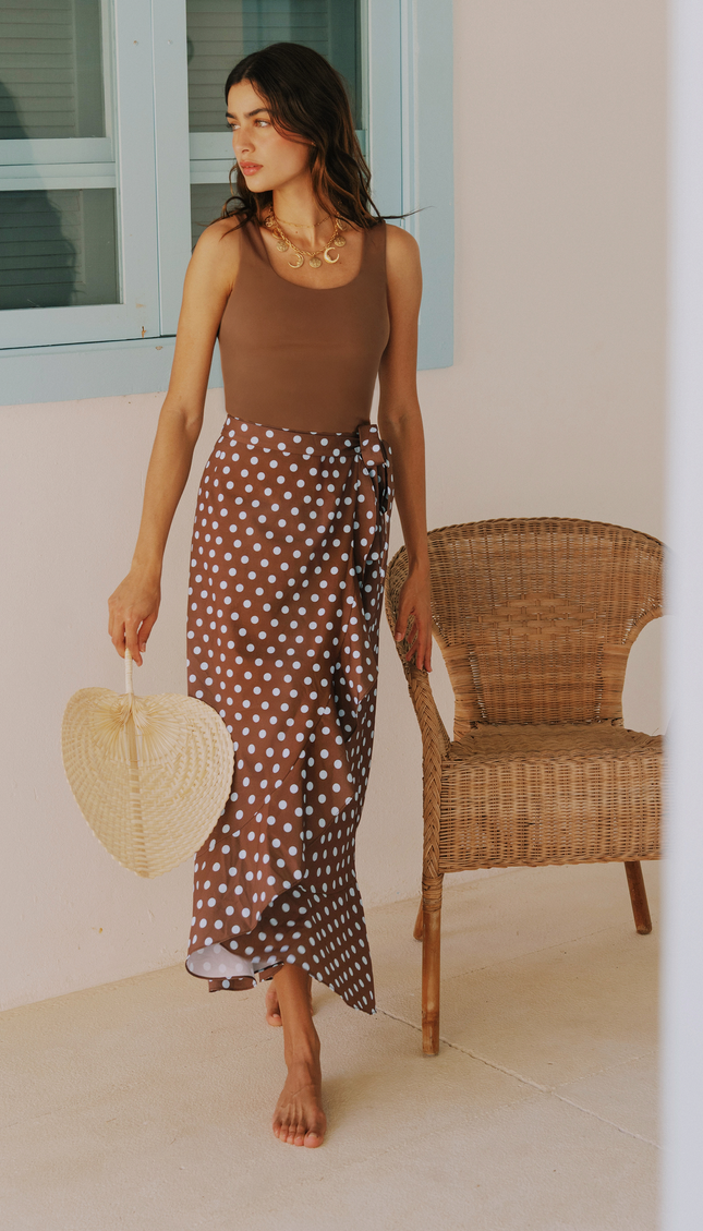 Conjunto Blusa y Falda Polka Dots , Colección ODISEA