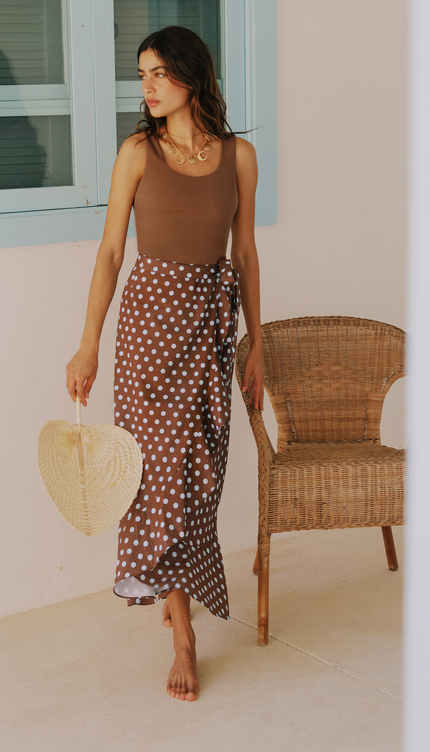 Conjunto Blusa y Falda Polka Dots , Colección ODISEA