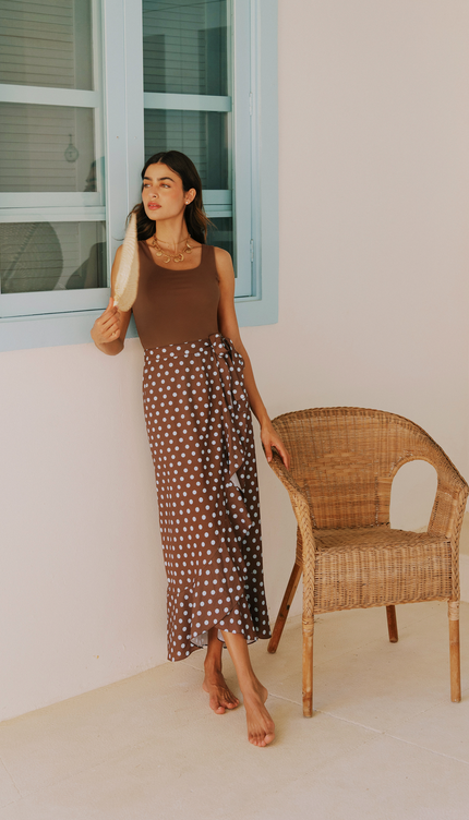 Conjunto Blusa y Falda Polka Dots , Colección ODISEA