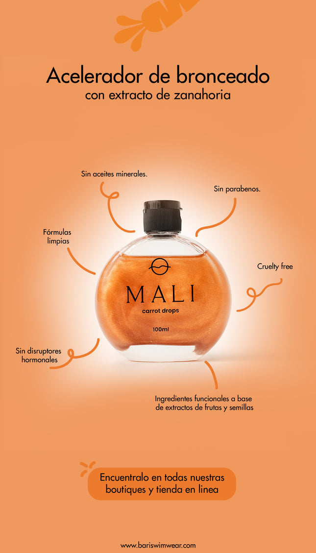 Acelerador de bronceador Carrot Drops