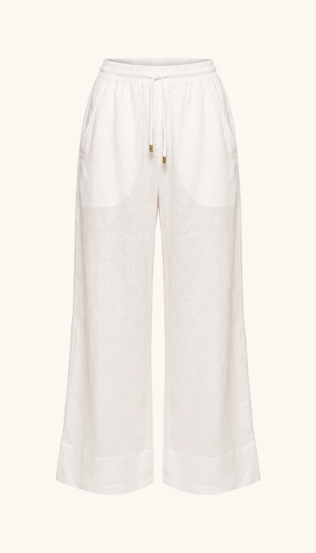 Pantalón Blanco Lino, Colección ODISEA