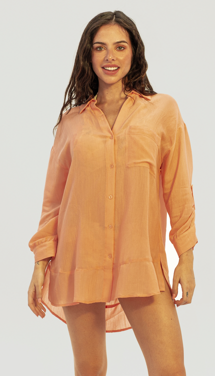 Camisa Coral Aurora