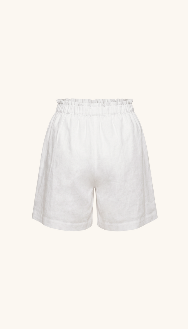 Short Blanco Lino, Colección ODISEA