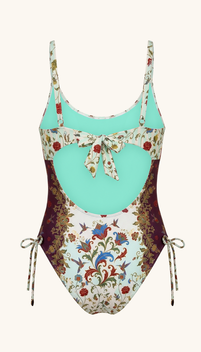 Traje de Baño Completo Paisley Floral , Colección ODISEA