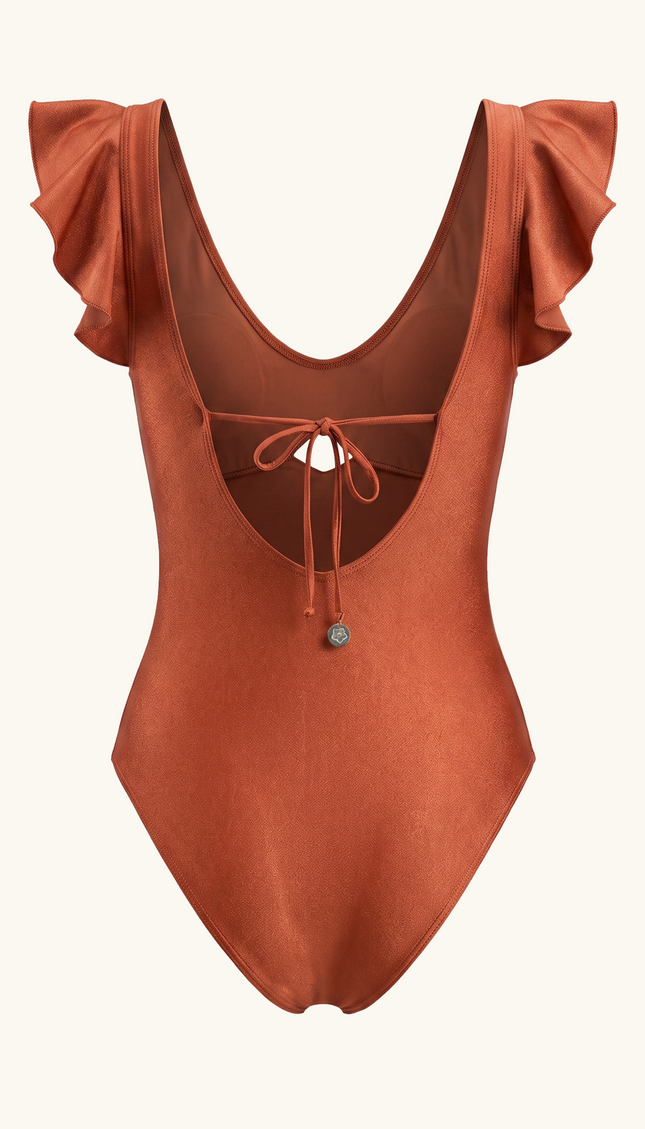 Traje Completo Ocre Brillante, Colección Alquimia