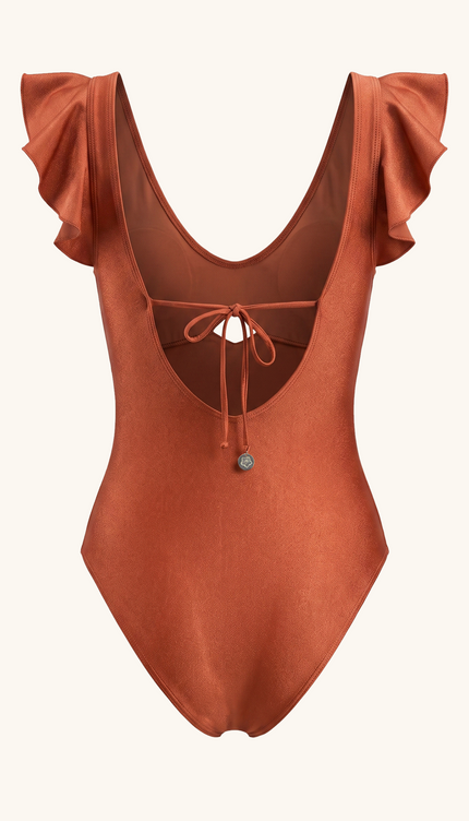Traje Completo Ocre Brillante, Colección Alquimia
