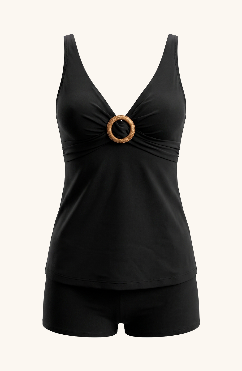 Black Tankini with Shorts, Alquimia Collection