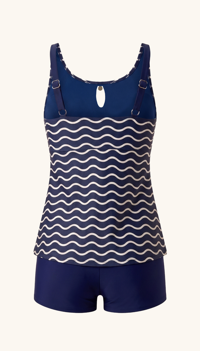 Tankini con short Olas, Colección ODISEA