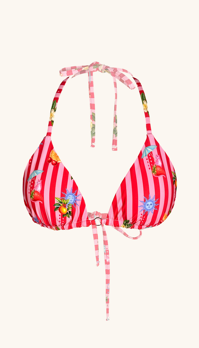Top de Bikini Reversible , Colección Alma Frutal
