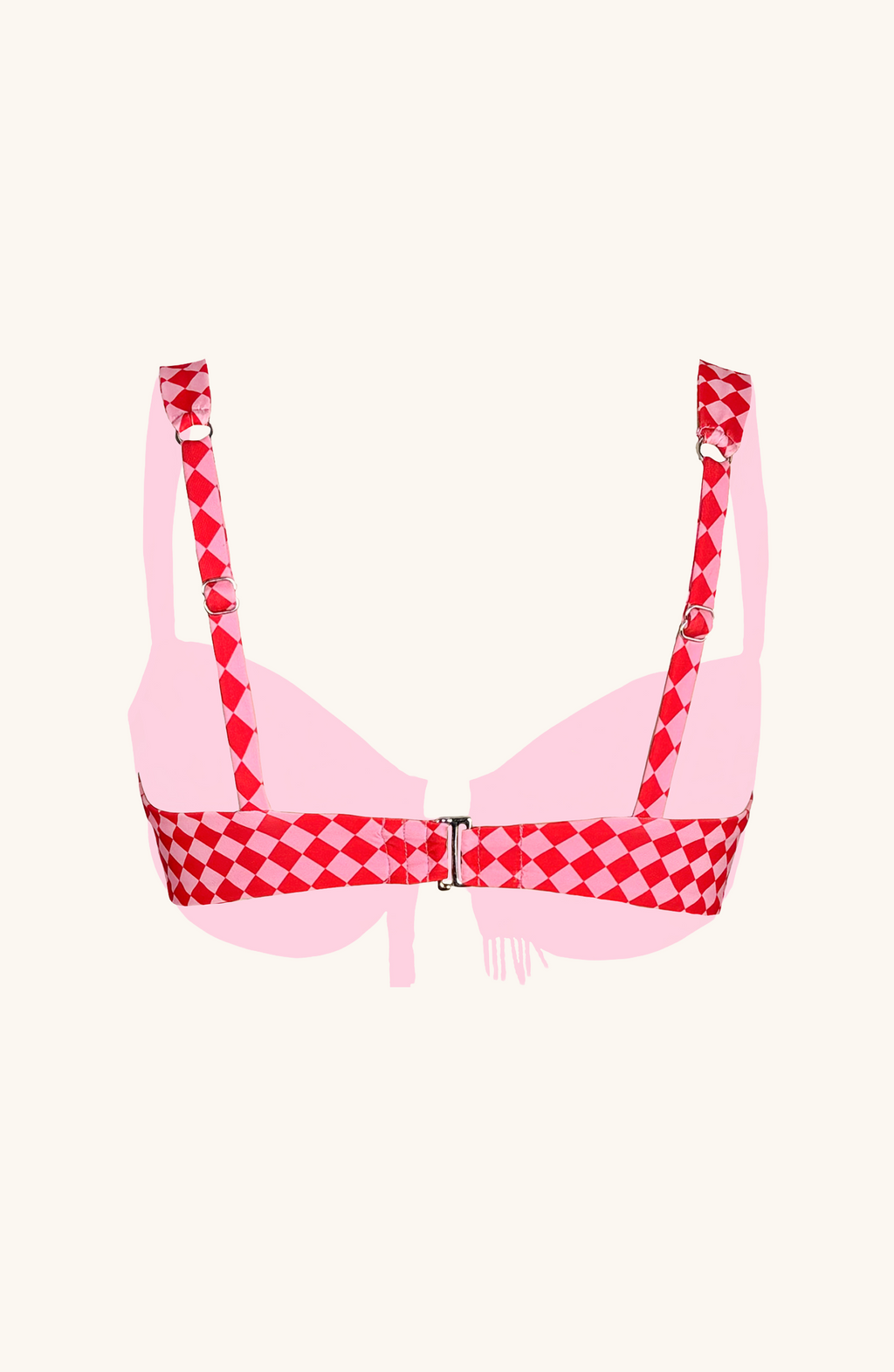 Top de Bikini Cuadros, Colección Alma Frutal