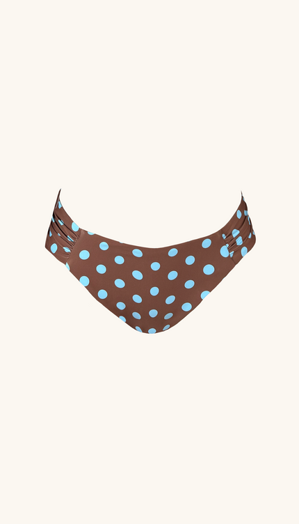 Panty de Bikini Café con Lunares, Colección ODISEA