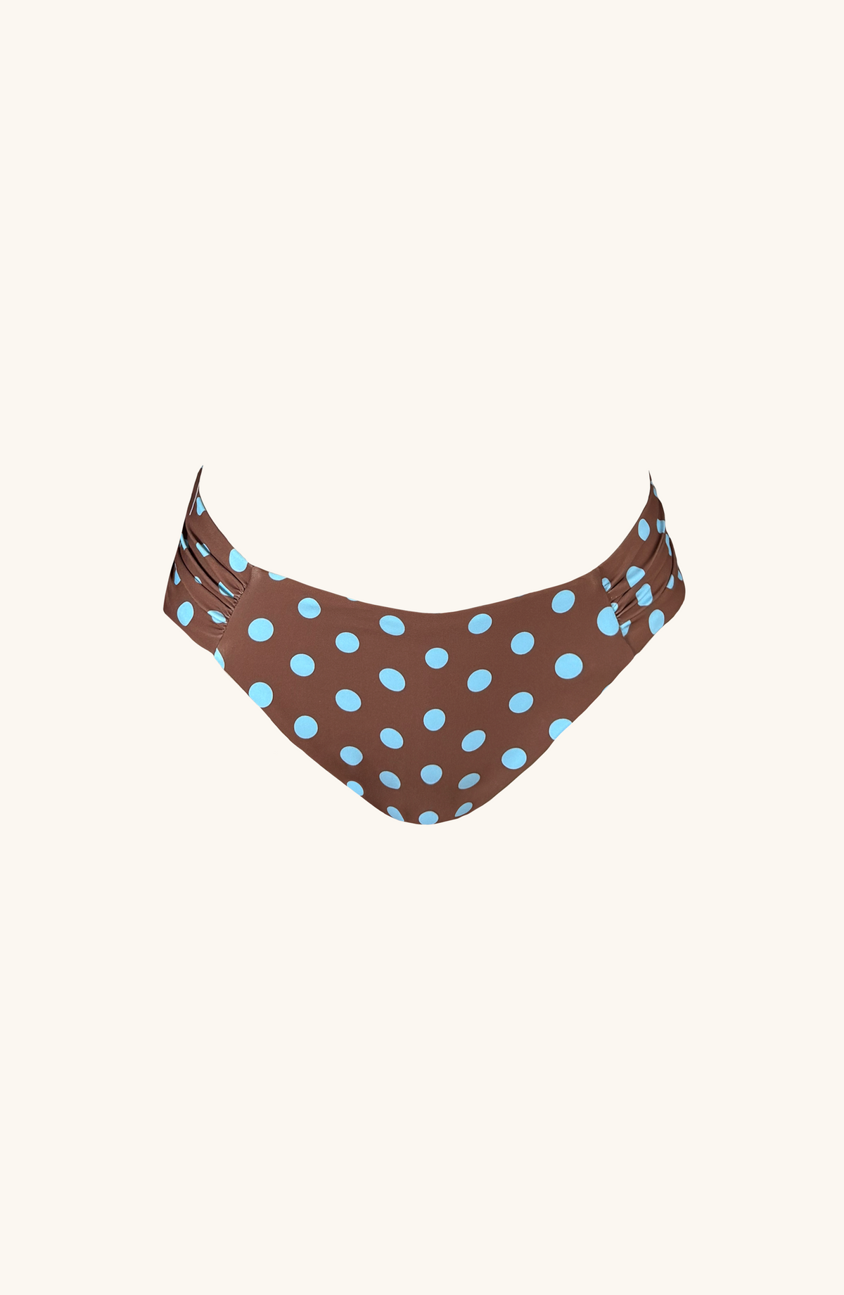 Polka Dot Brown Bikini Bottom, ODISEA Collection