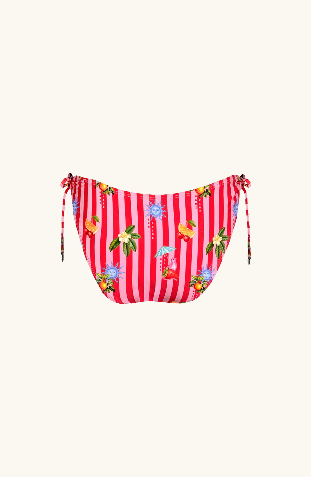 Striped Bikini Bottom, Alma Frutal Collection