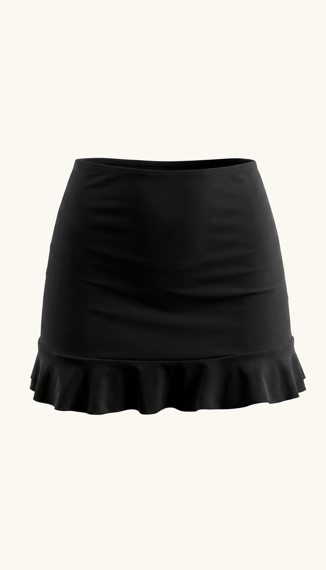 Falda con Panty Negra, Colección Alquimia