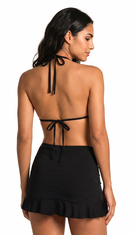 Falda con Panty Negra, Colección Alquimia
