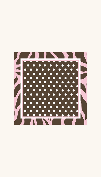 Mascada Estampada Polka Dots, Colección ODISEA