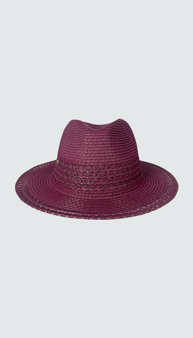 Sombrero Morado Ala Corta