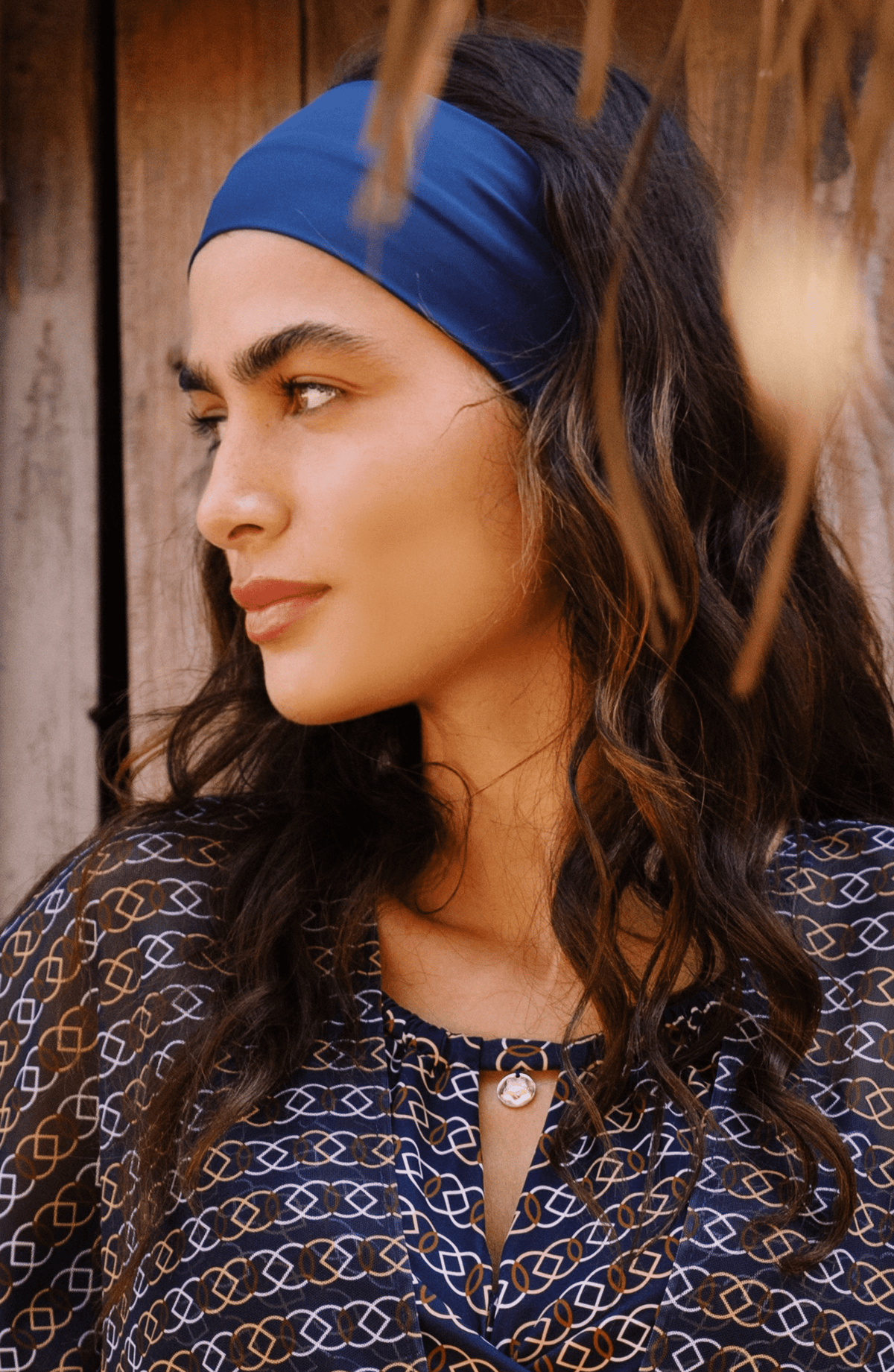 Bandana Azul, Colección Alma Frutal - Bari, los mejores trajes de baño y Bikinis. Diseño y tecnología juntos.