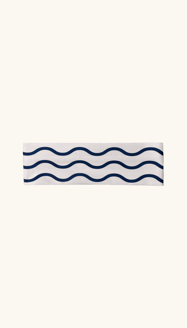 Bandana OLas Blanca, Colección ODISEA - Bari, los mejores trajes de baño y Bikinis. Diseño y tecnología juntos.