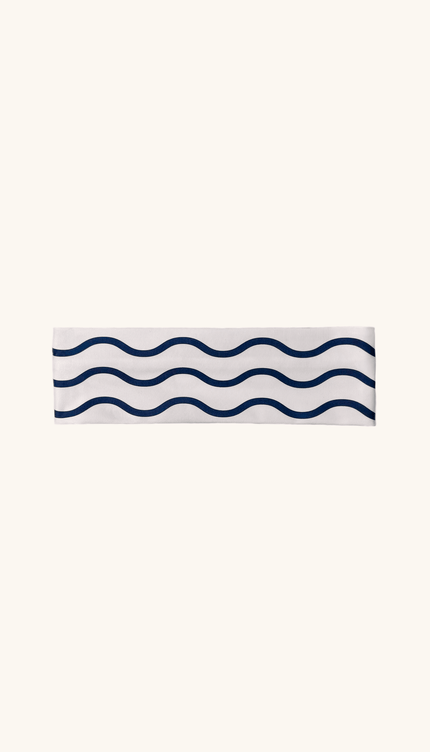 Bandana OLas Blanca, Colección ODISEA - Bari, los mejores trajes de baño y Bikinis. Diseño y tecnología juntos.