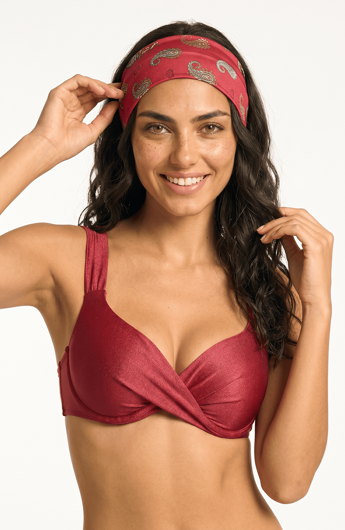 Bandana Paisley , Colección ODISEA - Bari, los mejores trajes de baño y Bikinis. Diseño y tecnología juntos.