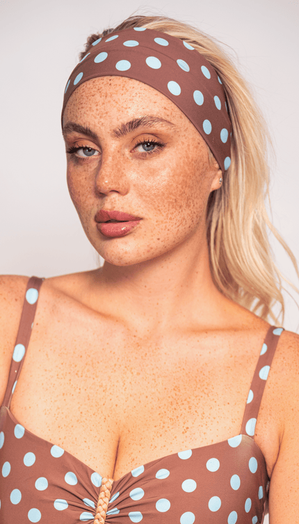 Bandana Polka Dots , Colección ODISEA - Bari, los mejores trajes de baño y Bikinis. Diseño y tecnología juntos.
