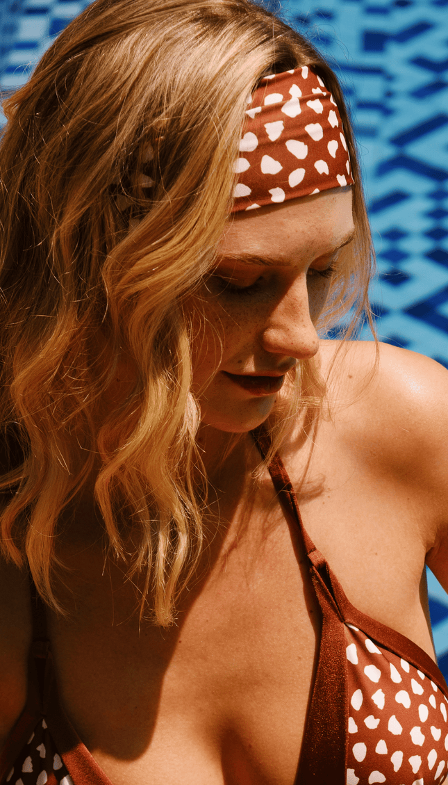 Bandana Safari, Colección ODISEA - Bari, los mejores trajes de baño y Bikinis. Diseño y tecnología juntos.