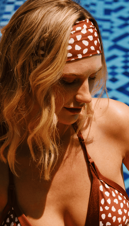 Bandana Safari, Colección ODISEA - Bari, los mejores trajes de baño y Bikinis. Diseño y tecnología juntos.
