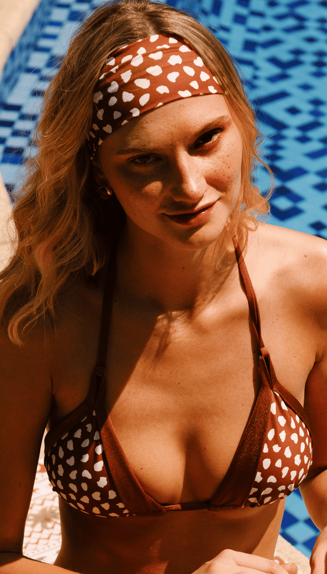 Bandana Safari, Colección ODISEA - Bari, los mejores trajes de baño y Bikinis. Diseño y tecnología juntos.