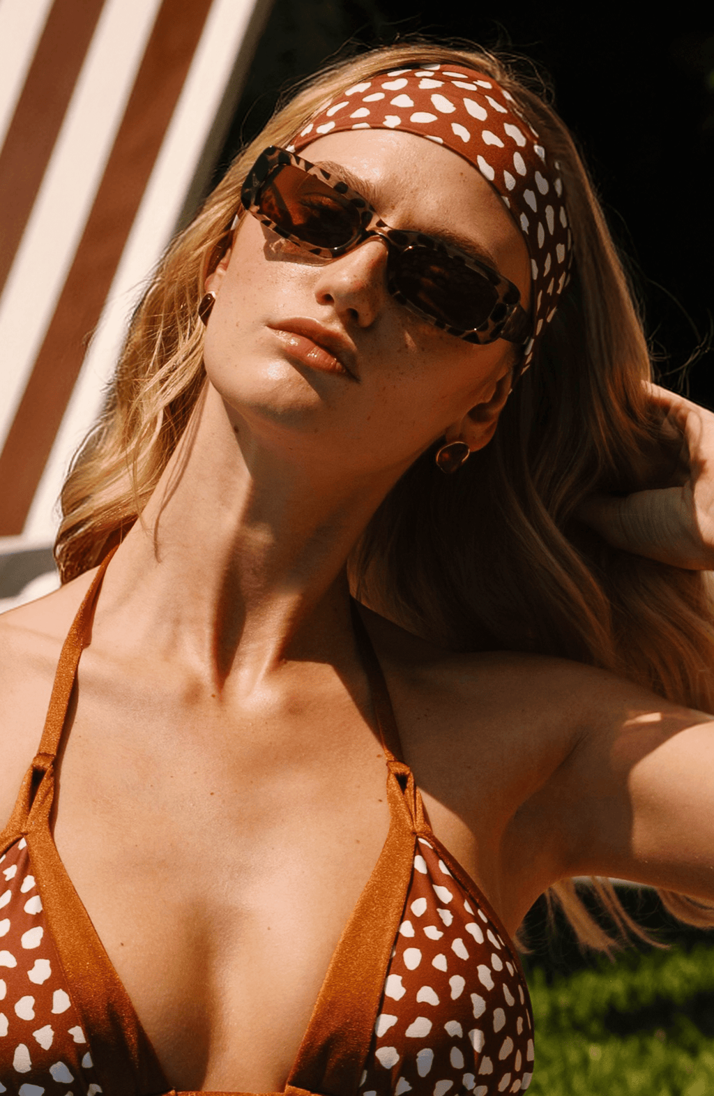 Bandana Safari, Colección ODISEA - Bari, los mejores trajes de baño y Bikinis. Diseño y tecnología juntos.