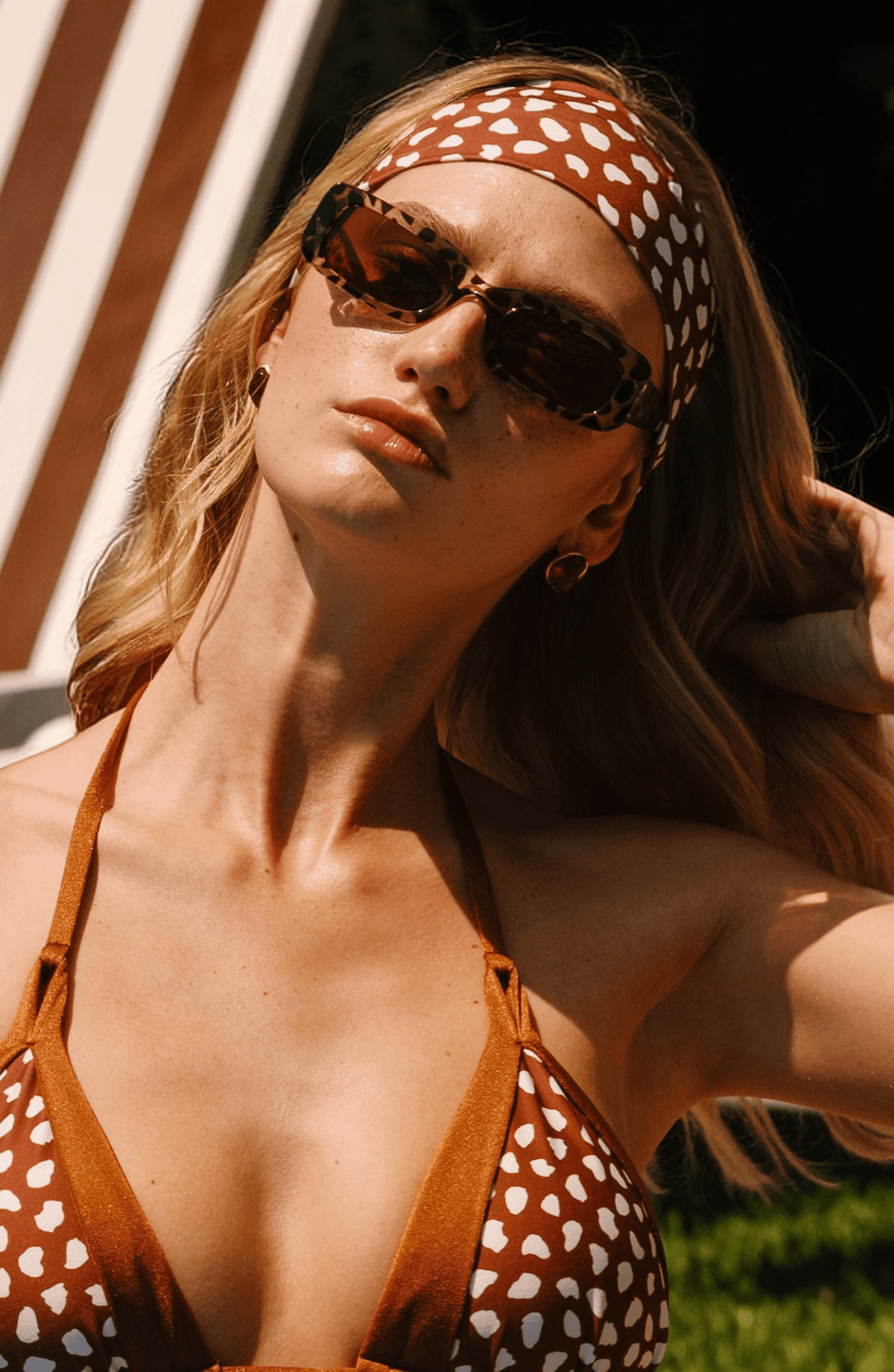 Bandana Safari, Colección ODISEA - Bari, los mejores trajes de baño y Bikinis. Diseño y tecnología juntos.
