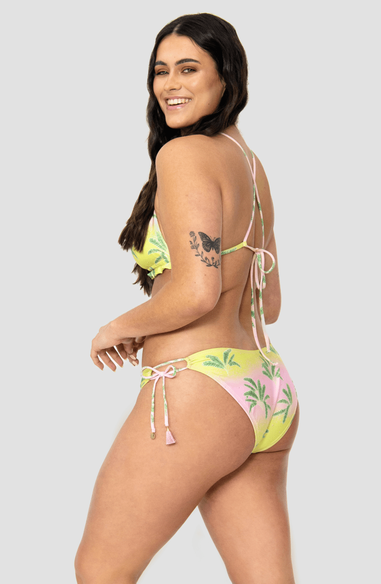 Bikini Estampado Palmas Aurora - Bari, los mejores trajes de baño y Bikinis. Diseño y tecnología juntos.