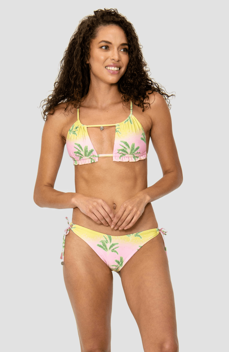 Bikini Estampado Palmas Aurora - Bari, los mejores trajes de baño y Bikinis. Diseño y tecnología juntos.
