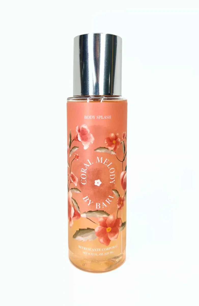 Body Splash Coral Melody Glitter