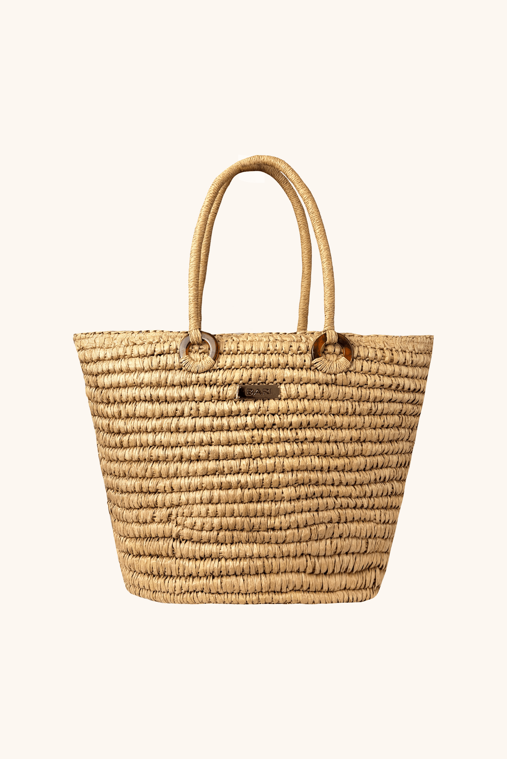 Bolsa de Playa Beige, Colección ODISEA - Bari, los mejores trajes de baño y Bikinis. Diseño y tecnología juntos.