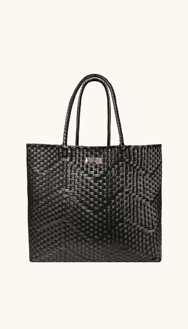 Bolsa de Playa Negra, Colección ODISEA - Bari, los mejores trajes de baño y Bikinis. Diseño y tecnología juntos.