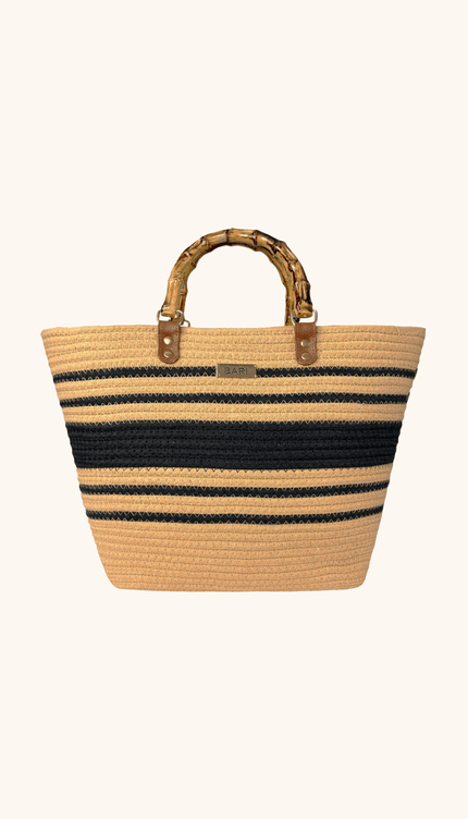 Bolsa de Playa Rayas, Colección ODISEA - Bari, los mejores trajes de baño y Bikinis. Diseño y tecnología juntos.