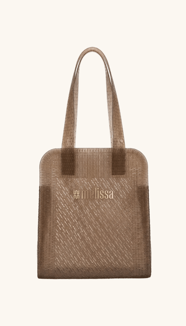 Bolsa de Playa Transparente Café Melissa - Bari, los mejores trajes de baño y Bikinis. Diseño y tecnología juntos.