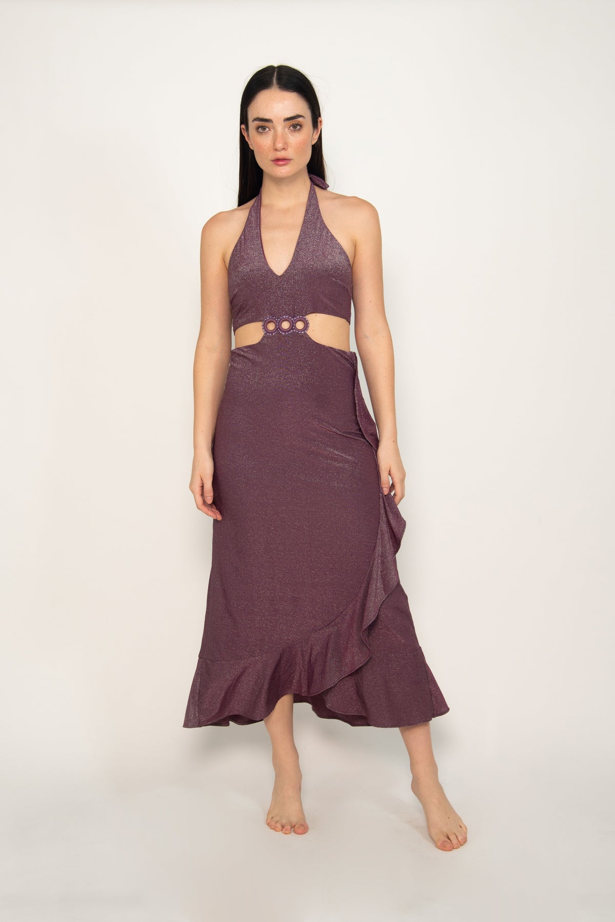 Brillante Halter, Vestido Largo - Bari, los mejores trajes de baño y Bikinis. Diseño y tecnología juntos.