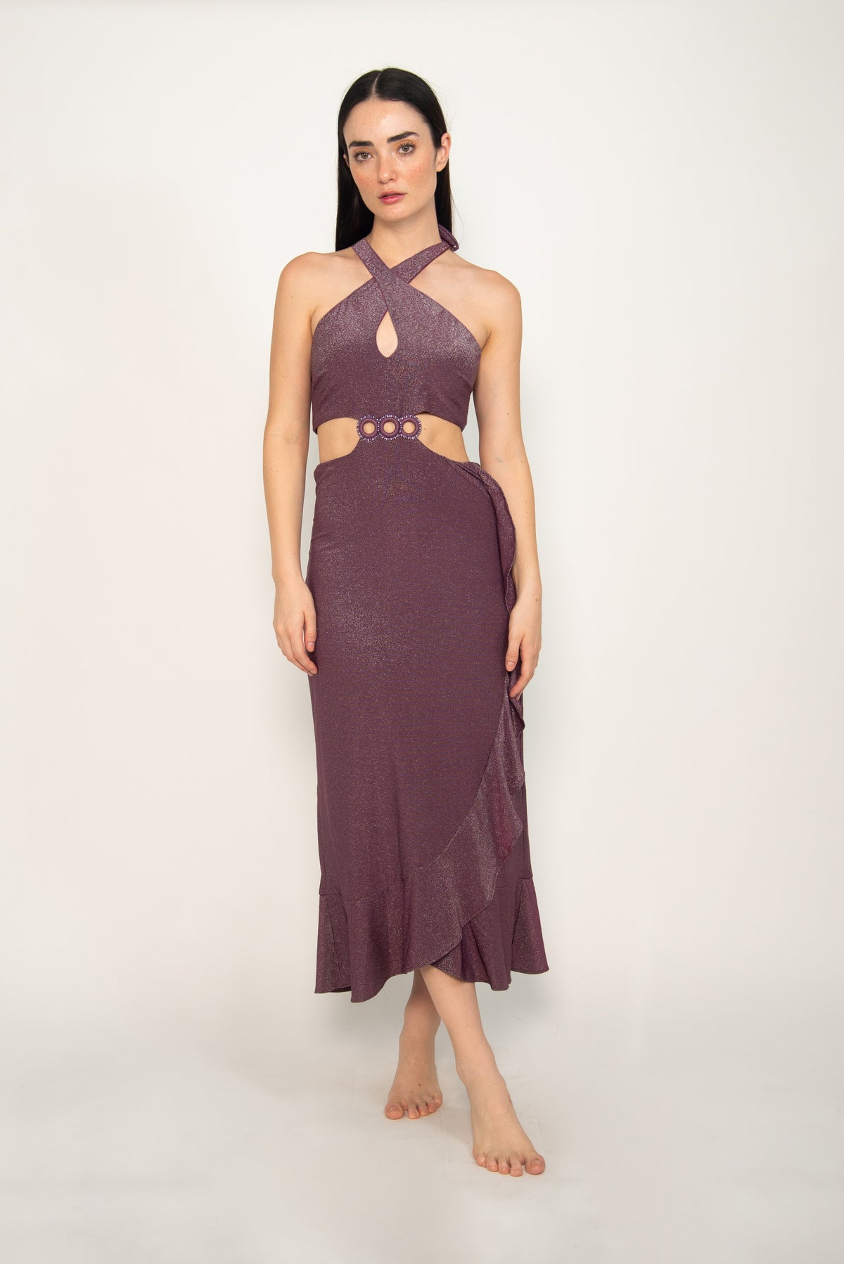 Brillante Halter, Vestido Largo - Bari, los mejores trajes de baño y Bikinis. Diseño y tecnología juntos.