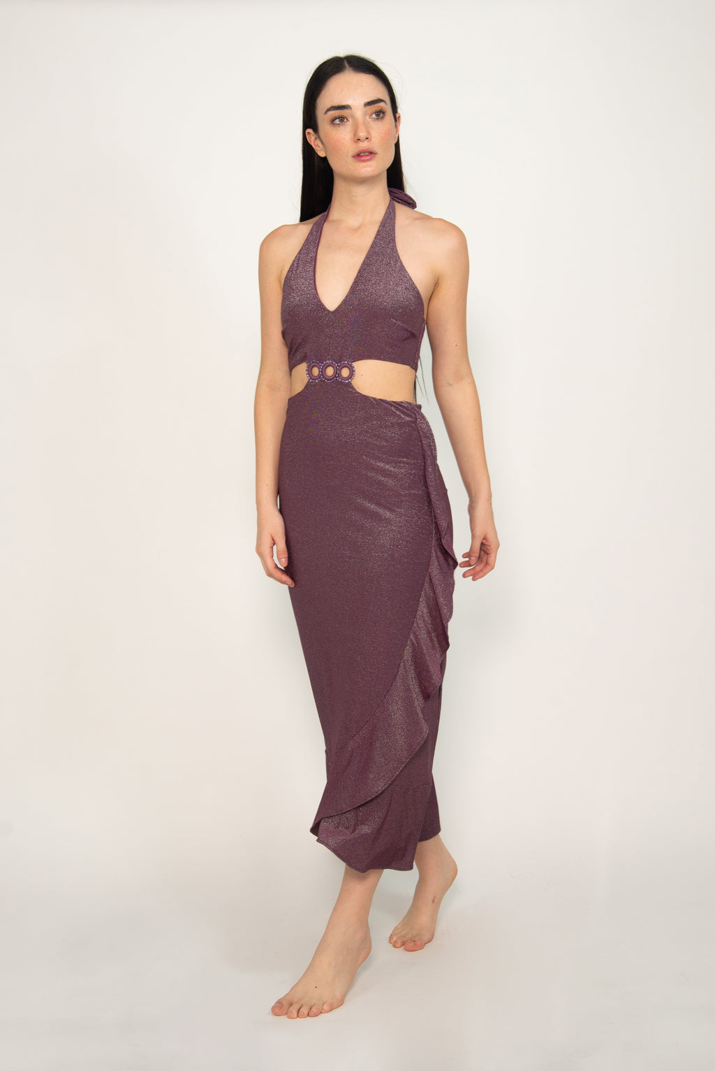 Brillante Halter, Vestido Largo - Bari, los mejores trajes de baño y Bikinis. Diseño y tecnología juntos.
