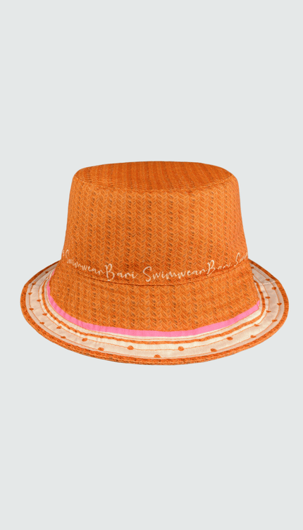 Bucket Hat Tropical Mode, Colección Pacifico - Bari, los mejores trajes de baño y Bikinis. Diseño y tecnología juntos.
