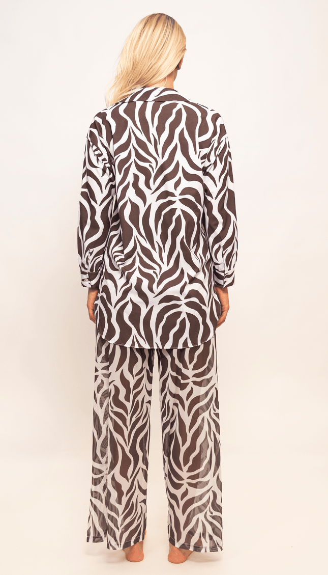 Camisa Manga Larga Animal Print, Colección ODISEA - Bari, los mejores trajes de baño y Bikinis. Diseño y tecnología juntos.